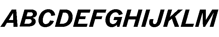 ABCROM BoldItalic Font UPPERCASE
