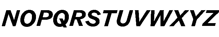 ABCROM BoldItalic Font UPPERCASE