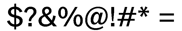 ABCROM Book Font OTHER CHARS