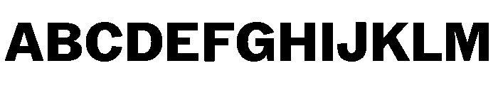 ABCROM Heavy Font UPPERCASE