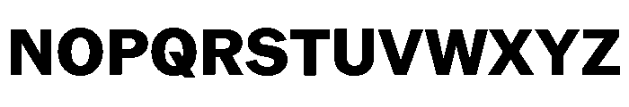 ABCROM Heavy Font UPPERCASE