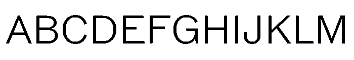 ABCROM Light Font UPPERCASE