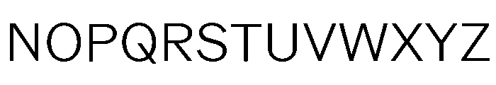 ABCROM Light Font UPPERCASE