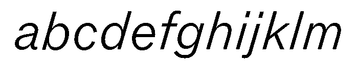 ABCROM LightItalic FONT