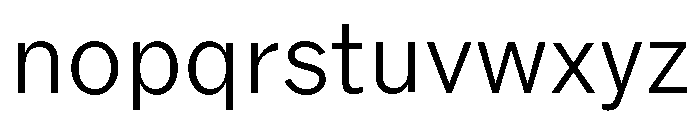 ABCROM Light Font LOWERCASE