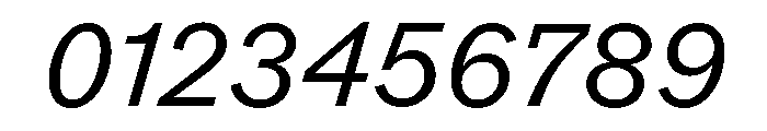 ABCROM RegularItalic Font OTHER CHARS