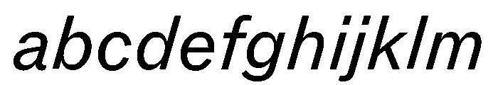 ABCROM RegularItalic FONT