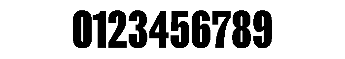 ABCROMCompressed Black Font OTHER CHARS