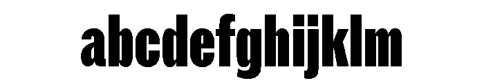 ABCROMCompressed Black FONT