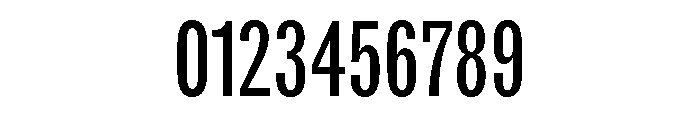 ABCROMCompressed Book Font OTHER CHARS