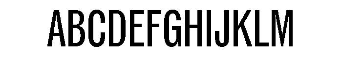 ABCROMCompressed Book Font UPPERCASE