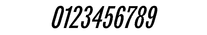 ABCROMCompressed BookItalic Font OTHER CHARS