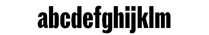 ABCROMCompressed Heavy FONT