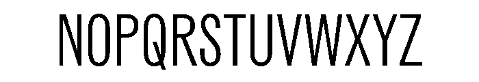 ABCROMCompressed Light Font UPPERCASE
