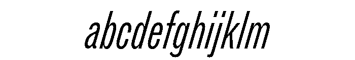 ABCROMCompressed LightItalic FONT