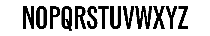 ABCROMCompressed Medium Font UPPERCASE