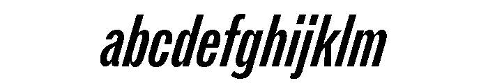 ABCROMCompressed MediumItalic FONT