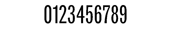 ABCROMCompressed Regular Font OTHER CHARS