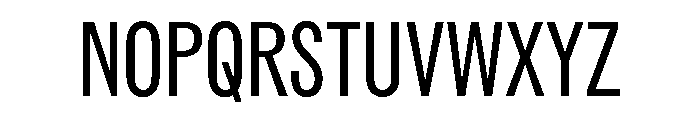 ABCROMCompressed Regular Font UPPERCASE