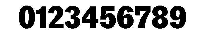 ABCROMCondensed Black Font OTHER CHARS
