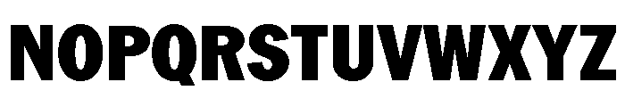 ABCROMCondensed Black Font UPPERCASE