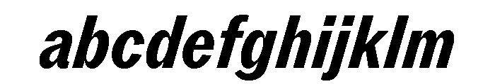ABCROMCondensed BoldItalic FONT