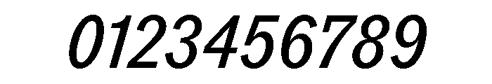 ABCROMCondensed BookItalic Font OTHER CHARS