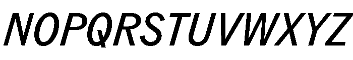 ABCROMCondensed BookItalic Font UPPERCASE