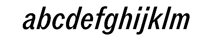 ABCROMCondensed BookItalic FONT