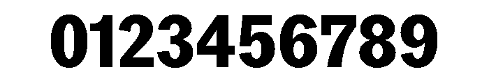 ABCROMCondensed Heavy Font OTHER CHARS