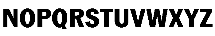 ABCROMCondensed Heavy Font UPPERCASE