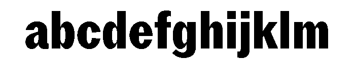 ABCROMCondensed Heavy FONT