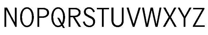 ABCROMCondensed Light Font UPPERCASE