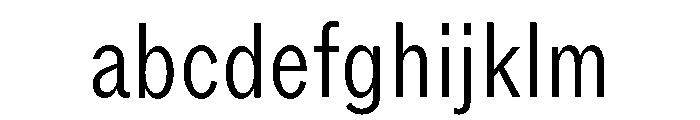 ABCROMCondensed Light FONT