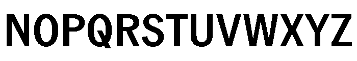 ABCROMCondensed Medium Font UPPERCASE
