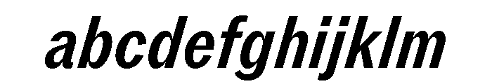 ABCROMCondensed MediumItalic FONT