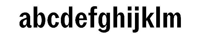 ABCROMCondensed Medium FONT