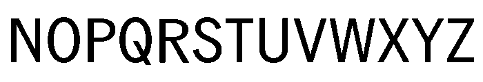 ABCROMCondensed Regular Font UPPERCASE