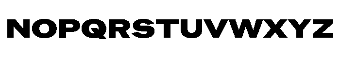 ABCROMExtended Black Font UPPERCASE