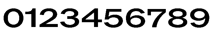 ABCROMExtended Medium Font OTHER CHARS