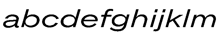 ABCROMExtended RegularItalic FONT