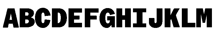 ABCROMMono Black Font UPPERCASE