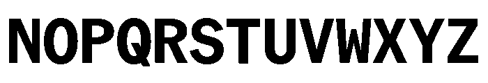 ABCROMMono Bold Font UPPERCASE