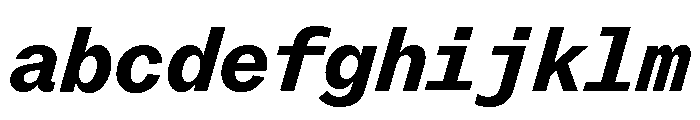 ABCROMMono BoldItalic FONT