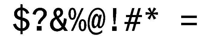 ABCROMMono Book Font OTHER CHARS