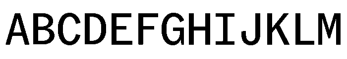 ABCROMMono Book Font UPPERCASE