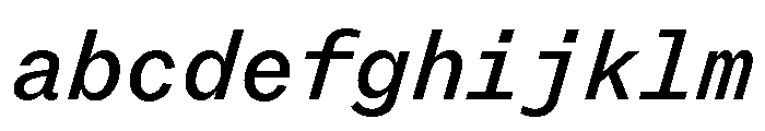 ABCROMMono BookItalic FONT