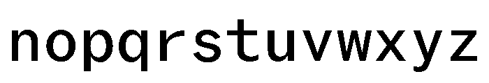ABCROMMono Book Font LOWERCASE