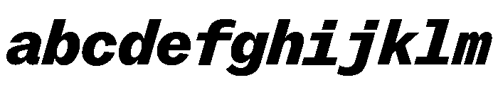 ABCROMMono HeavyItalic FONT