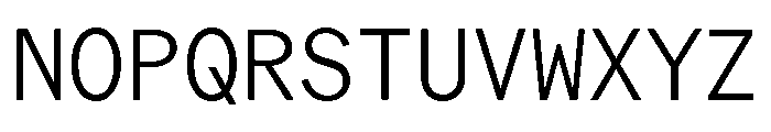 ABCROMMono Light Font UPPERCASE